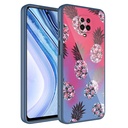 Xiaomi Redmi Note 9S Uyumlu Kılıf Kamera Korumalı Desenli Sert Silikon Zore Epoksi Kapak