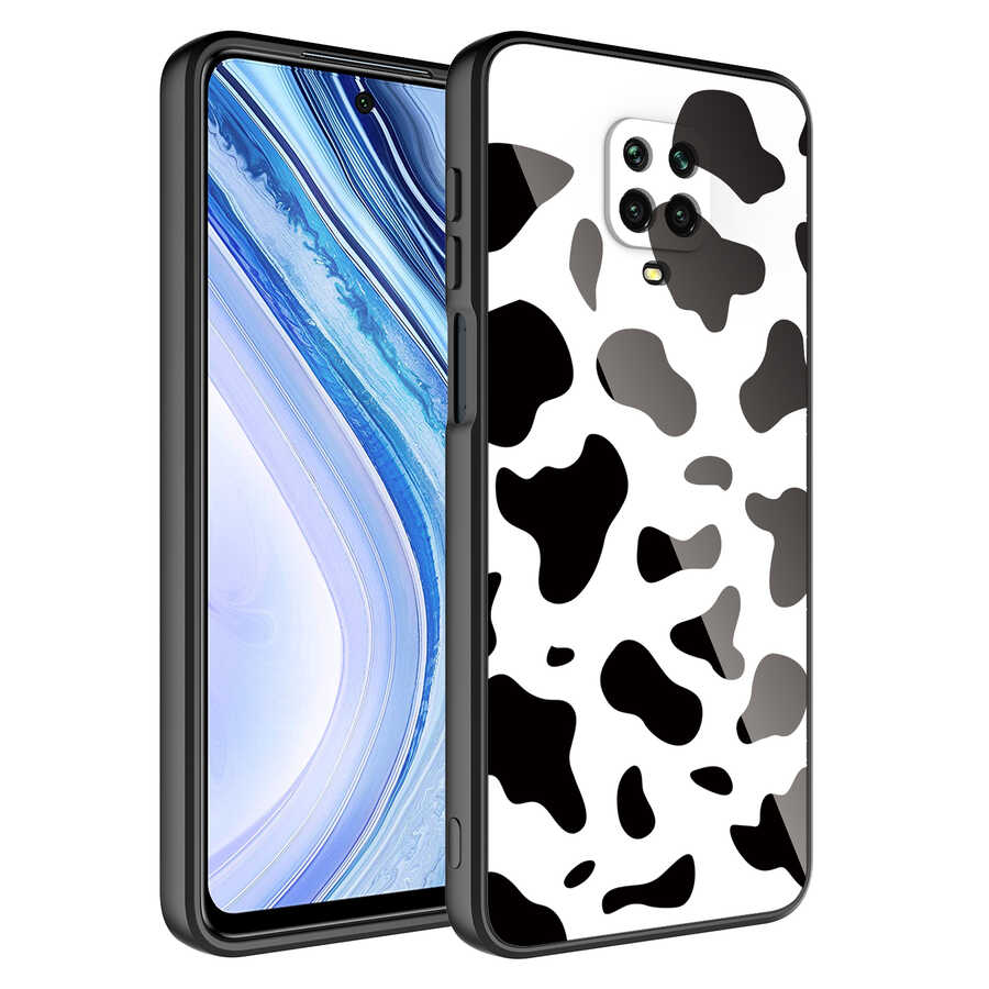 Xiaomi Redmi Note 9S Uyumlu Kılıf Kamera Korumalı Desenli Sert Silikon Zore Epoksi Kapak