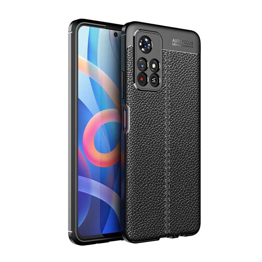 [RNZ-TA63959] Xiaomi Poco M4 Pro 5G Uyumlu Kılıf Zore Niss Silikon Kapak (Siyah)