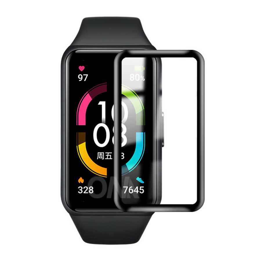 [RNZ-TA64249] Huawei Band 6 Uyumlu Zore PMMA Pet Saat Ekran Koruyucu