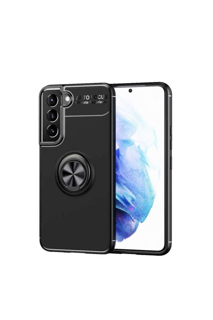 [RNZ-TA64054] Samsung Galaxy S22 Plus Uyumlu Kılıf Zore Ravel Silikon Kapak (Siyah)