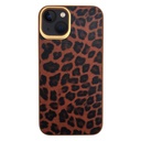 Apple iPhone 13 Uyumlu Kılıf Kajsa Glamorous Serisi Leopard Combo Kapak