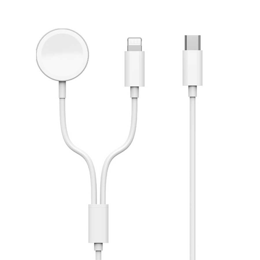 [RNZ-TA64248] Wiwu M10 2 in 1 Wireless ve Lightning PD Şarj Kablosu