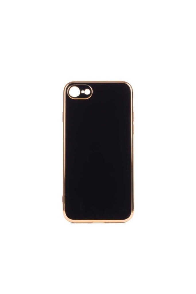 [RNZ-TA64303] Apple iPhone SE 2020 Uyumlu Kılıf Zore Bark Kapak (Siyah)
