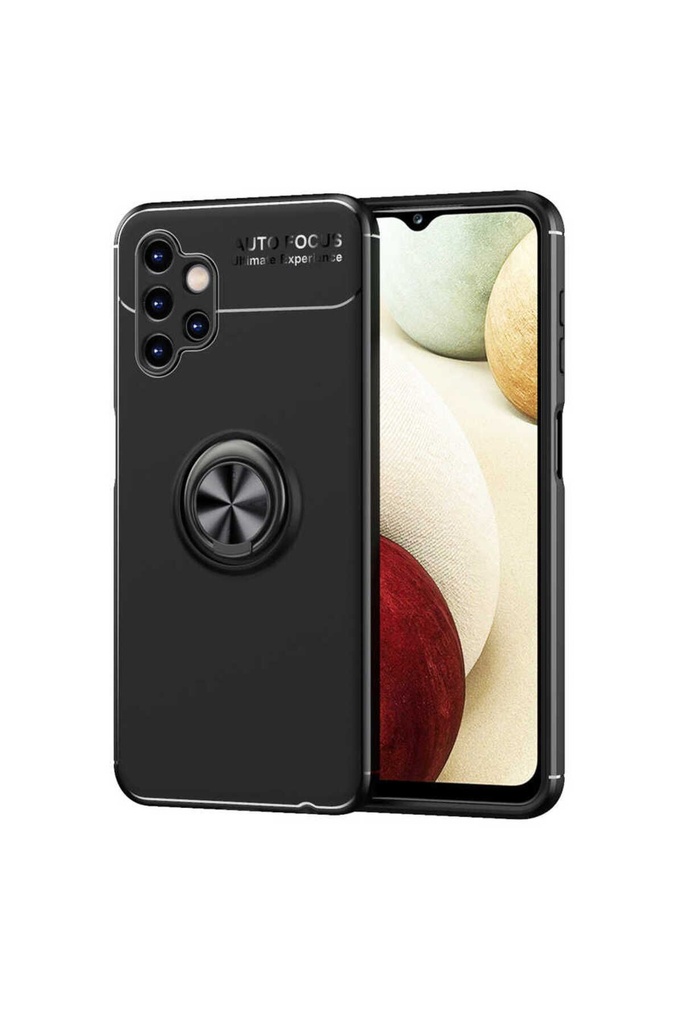[RNZ-TA64926] Samsung Galaxy A13 4G Uyumlu Kılıf Zore Ravel Silikon Kapak (Siyah)