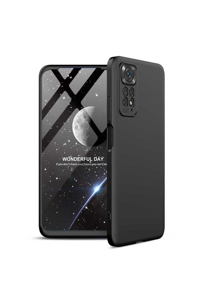 [RNZ-TA69364] Xiaomi Redmi Note 11 Global Uyumlu Kılıf Zore Ays Kapak (Siyah)