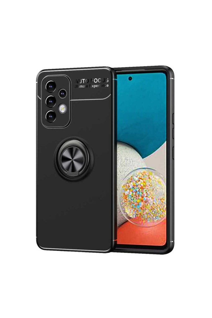 [RNZ-TA64902] Samsung Galaxy A53 5G Uyumlu Kılıf Zore Ravel Silikon Kapak (Siyah)