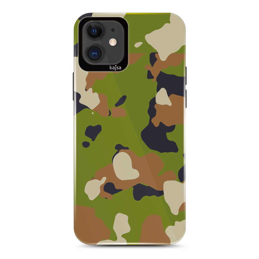 [RNZ-TA65216] Apple iPhone 11 Uyumlu Kılıf Kajsa Camo Kapak (NO1)