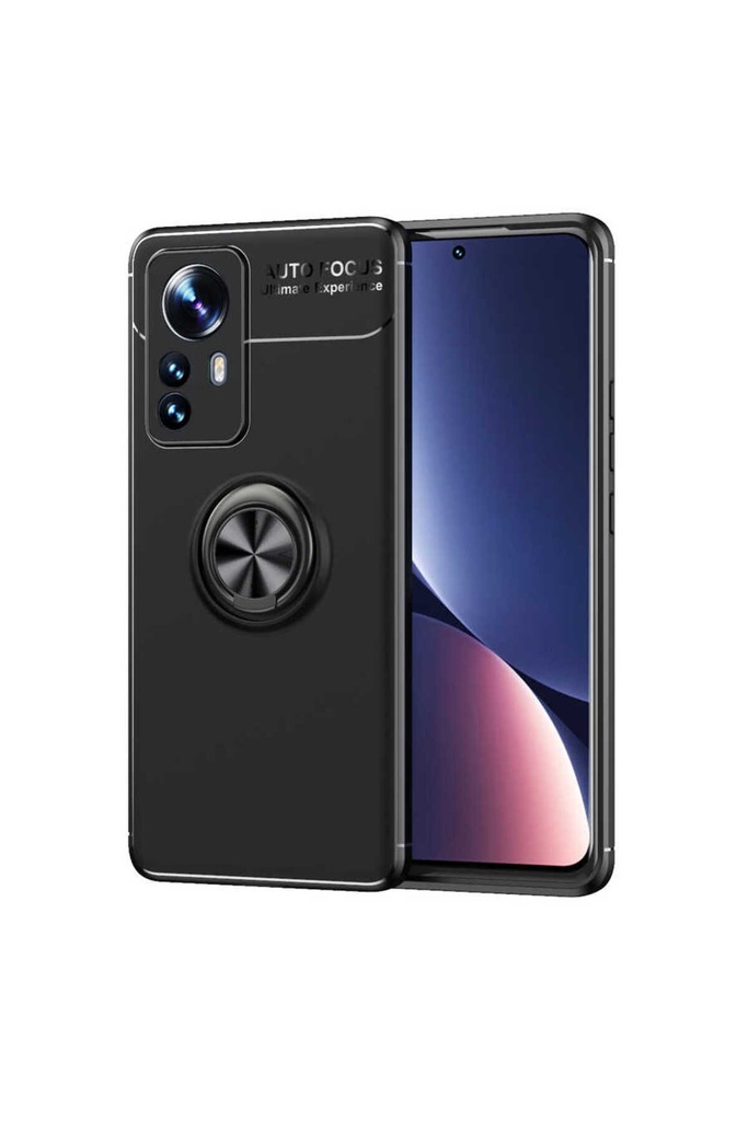 [RNZ-TA64884] Xiaomi Mi 12 Uyumlu Kılıf Zore Ravel Silikon Kapak (Siyah)