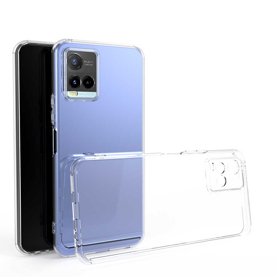 Vivo Y32 Uyumlu Kılıf Zore Kamera Korumalı Süper Silikon Kapak