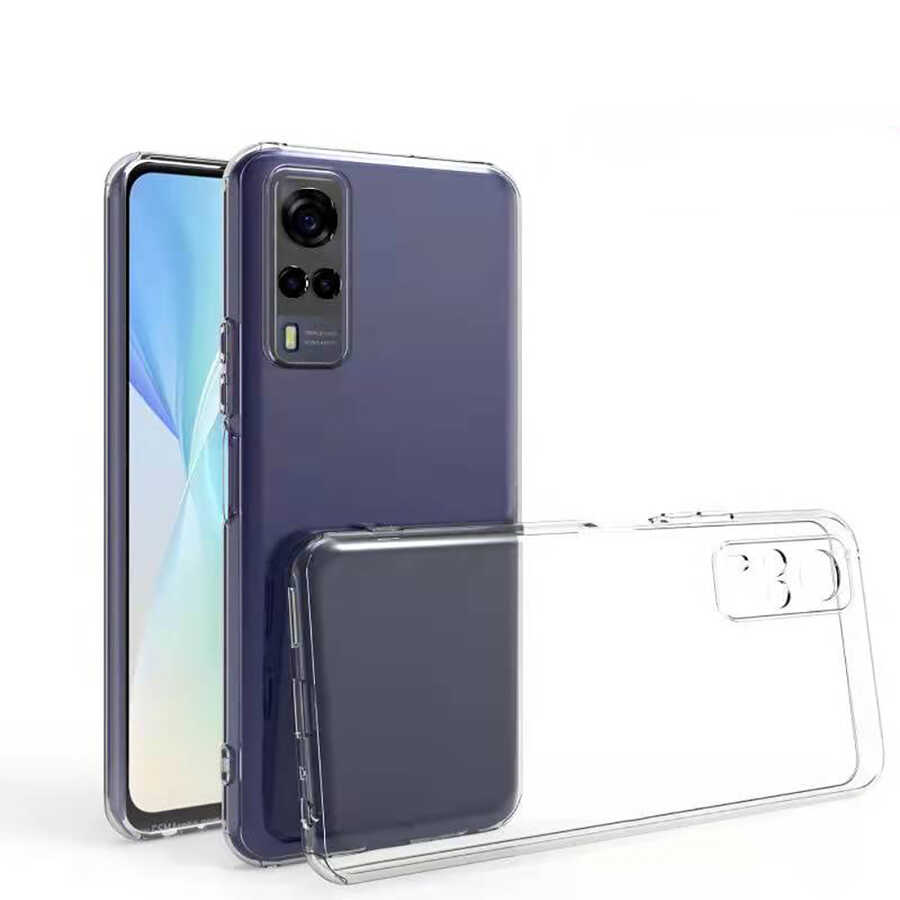 [RNZ-TA64786] Vivo Y53S 4G Uyumlu Kılıf Zore Kamera Korumalı Süper Silikon Kapak