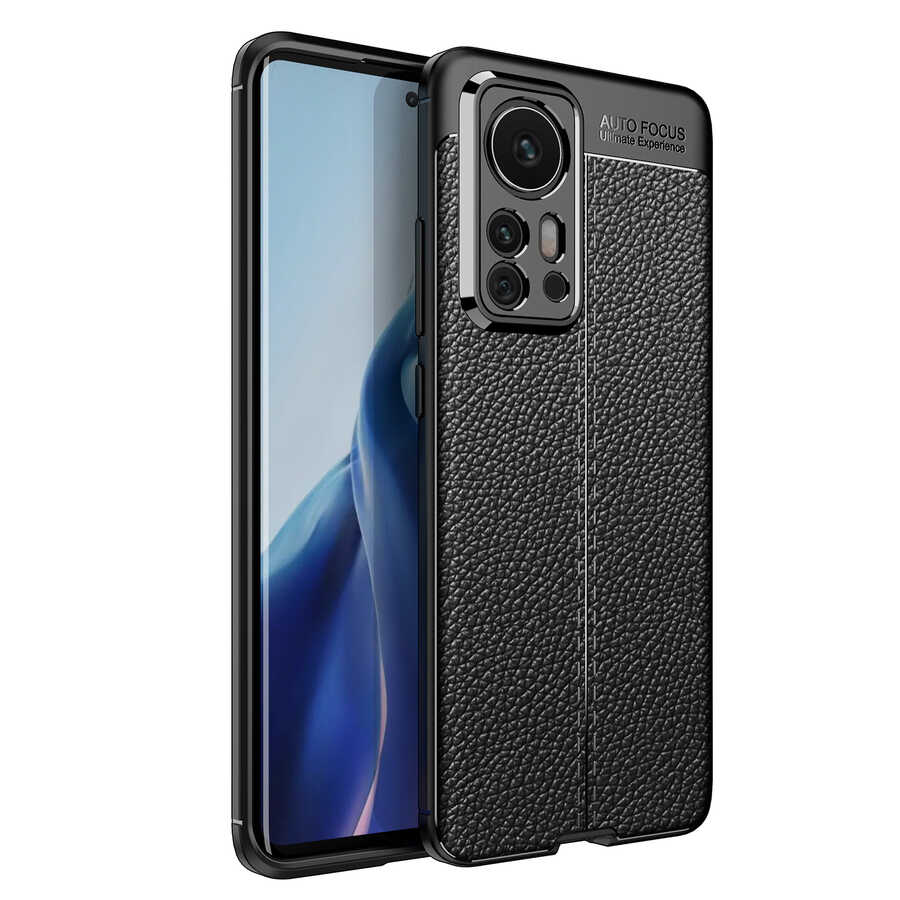 [RNZ-TA64846] Xiaomi Mi 12 Pro Uyumlu Kılıf Zore Niss Silikon Kapak (Siyah)