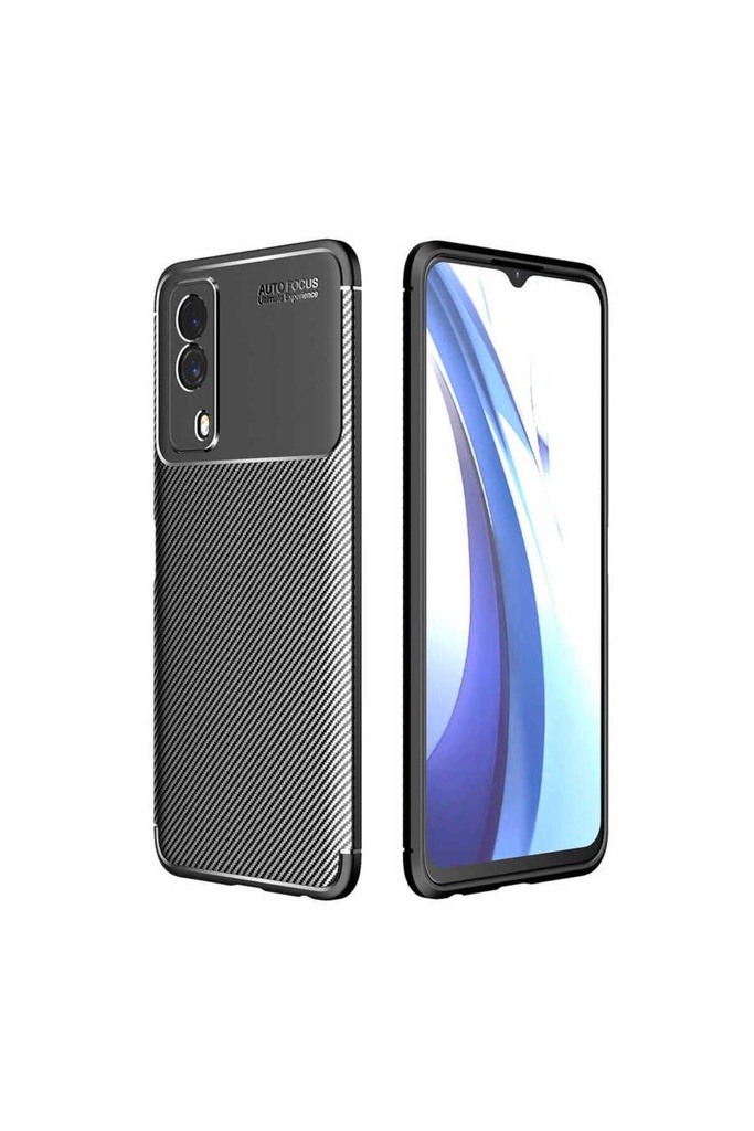 [RNZ-TA64849] Vivo Y53S 4G Uyumlu Kılıf Zore Negro Silikon Kapak (Siyah)