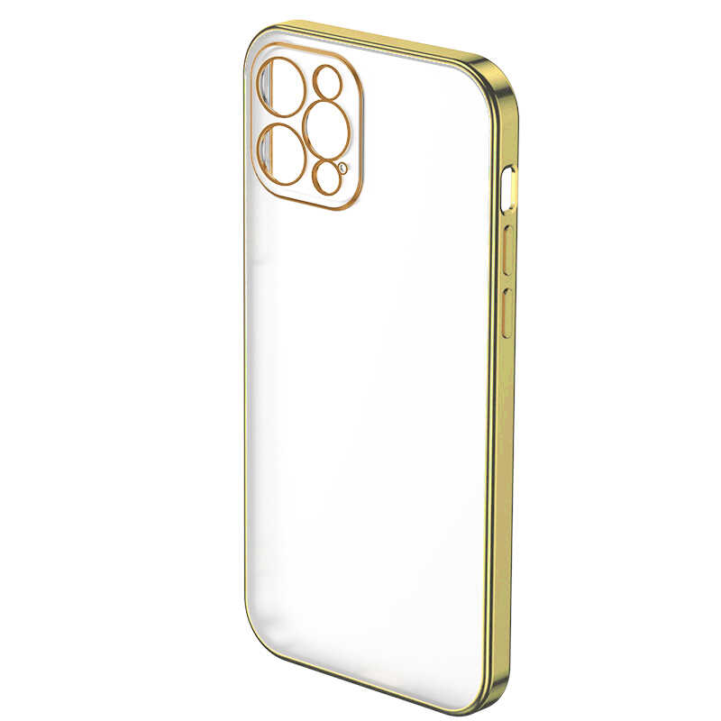 Apple iPhone 12 Pro Max Uyumlu Benks Matte Electroplated TPU Kapak