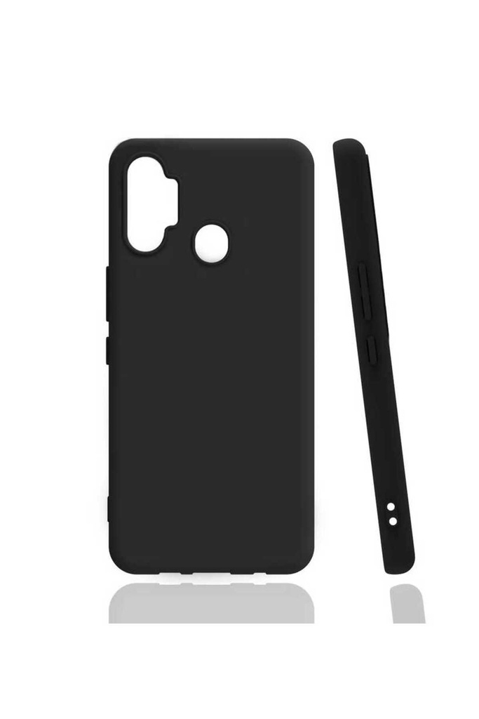 [RNZ-TA65266] Tecno Spark 7 Pro Uyumlu Kılıf Zore Biye Silikon (Siyah)