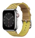 Apple Watch 38mm Uyumlu Kordon Kumaş Renkli Metal Klipsli KRD-51 Hasır Kayış