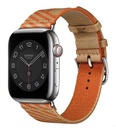 Apple Watch 38mm Uyumlu Kordon Kumaş Renkli Metal Klipsli KRD-51 Hasır Kayış