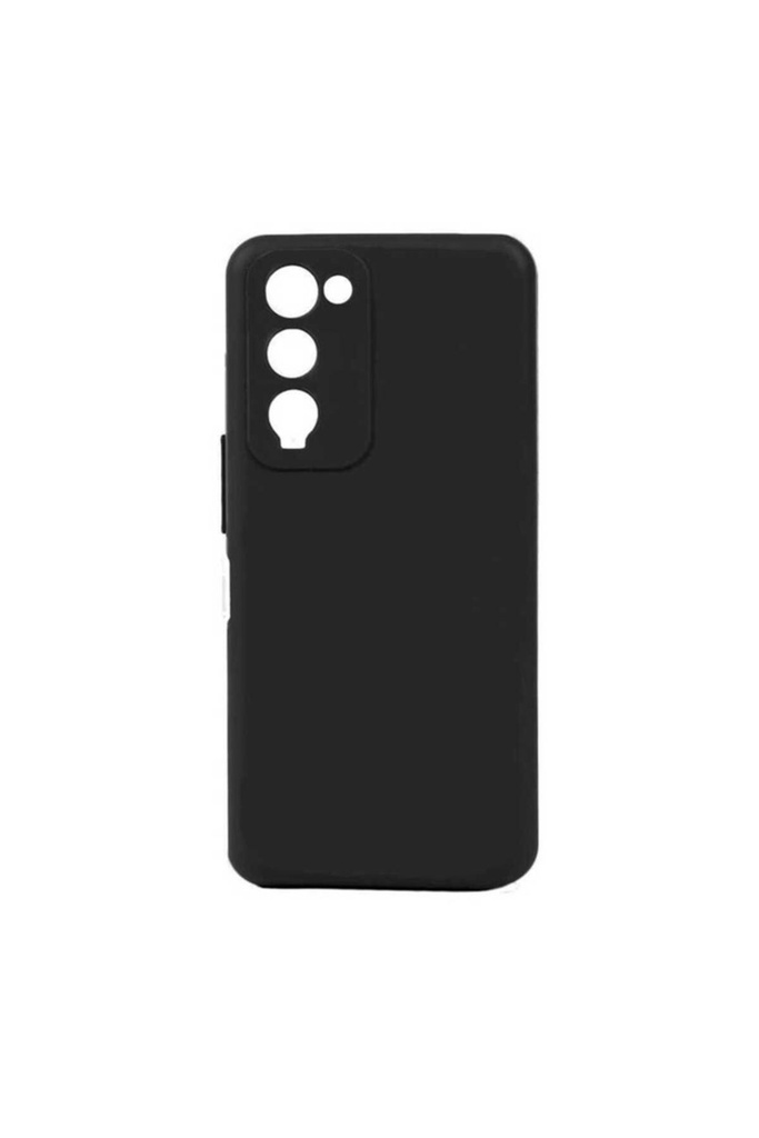 [RNZ-TA66169] Tecno Camon 18 Uyumlu Kılıf Zore Biye Silikon (Siyah)