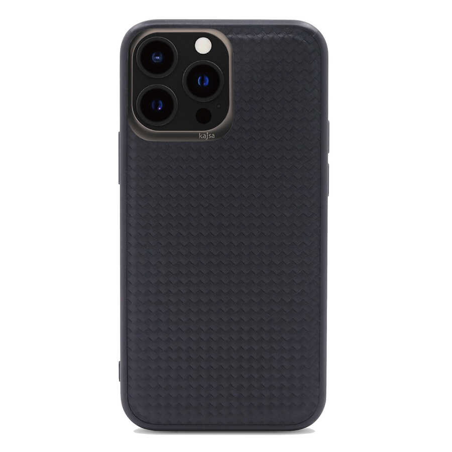 Apple iPhone 13 Pro Max Uyumlu Kılıf Kajsa Preppie Serisi Dark Kapak