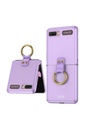 Samsung Galaxy Z Flip Uyumlu Kılıf Zore Flip Ring Kıpta Kapak