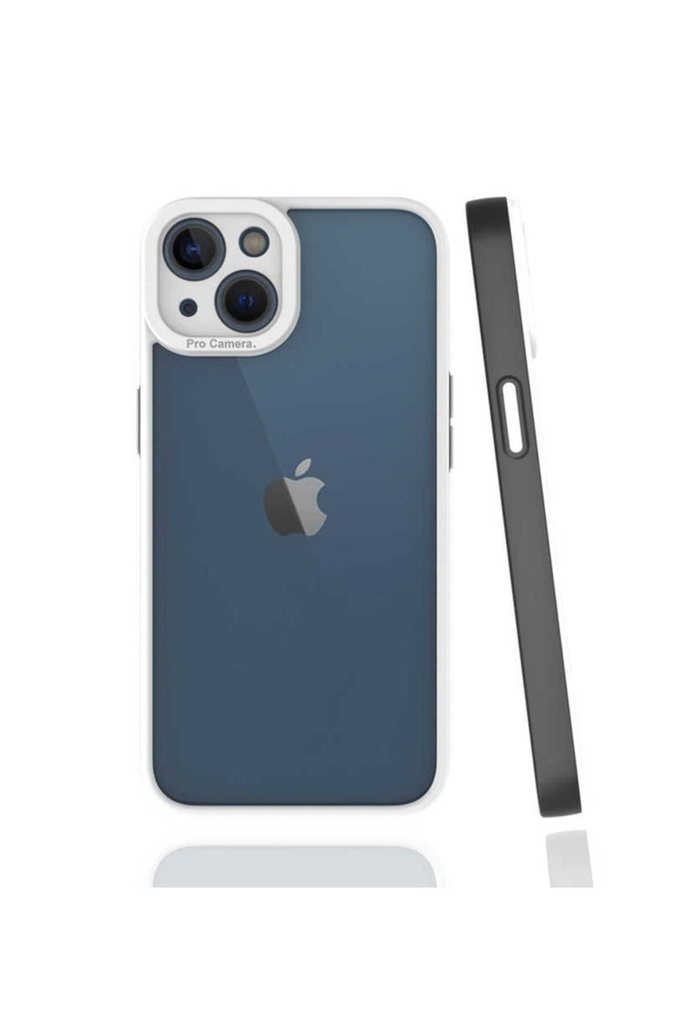 [RNZ-TA64986] Apple iPhone 13 Uyumlu Kılıf Zore Mima Kapak (Siyah)