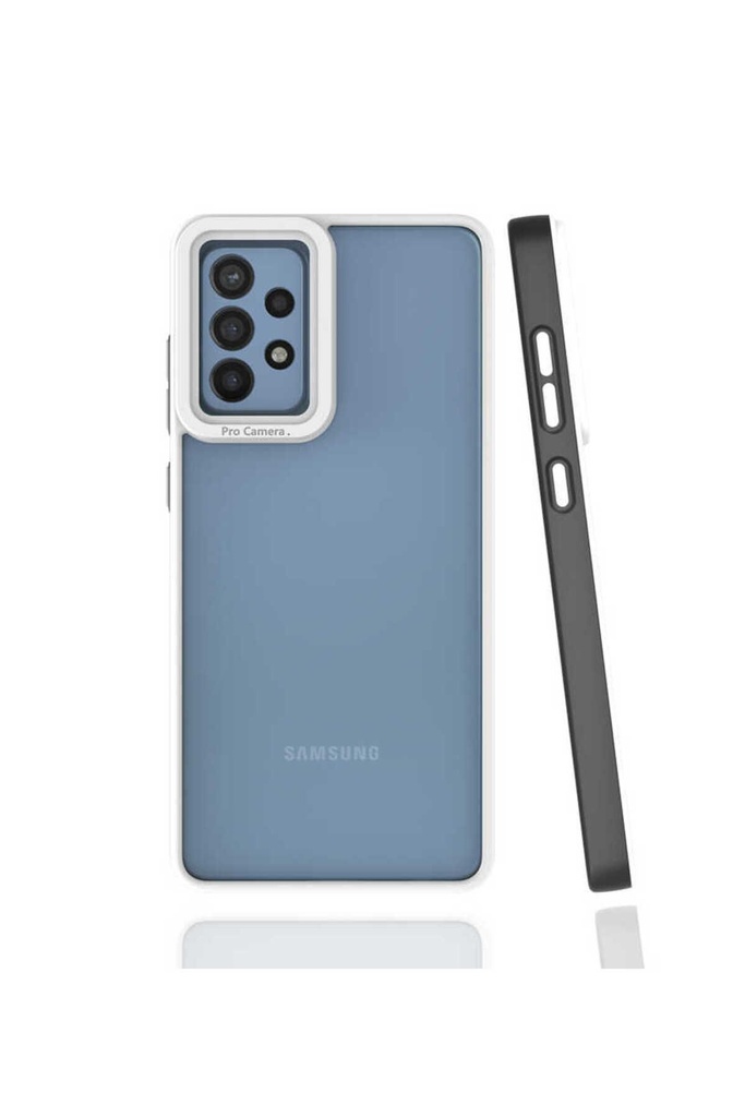 [RNZ-TA65026] Samsung Galaxy A72 Uyumlu Kılıf Zore Mima Kapak (Siyah)