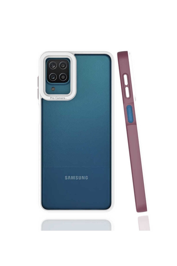 Samsung Galaxy A12 Uyumlu Kılıf Zore Mima Kapak