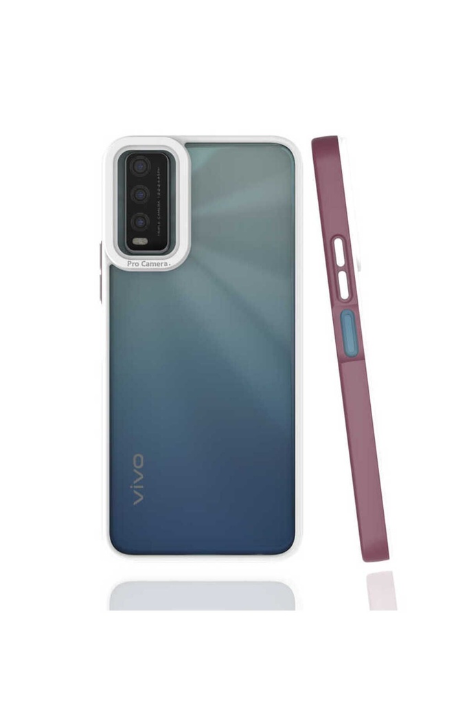 Vivo Y20S Uyumlu Kılıf Zore Mima Kapak