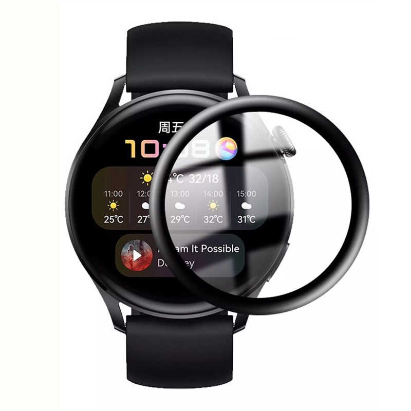 [RNZ-TA65165] Huawei Watch 3 Uyumlu Zore PMMA Pet Saat Ekran Koruyucu