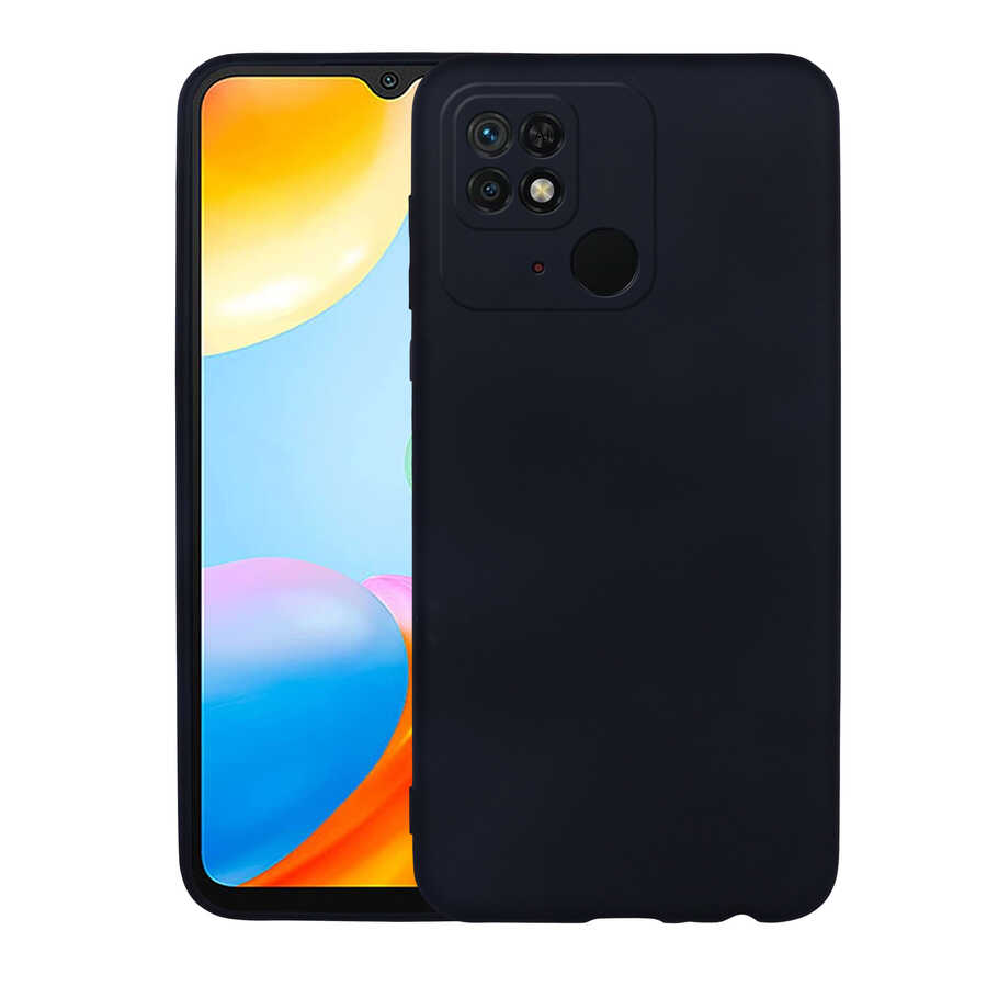 [RNZ-TA74005] Xiaomi Redmi 10C Uyumlu Kılıf Zore Premier Silikon Kapak (Siyah)