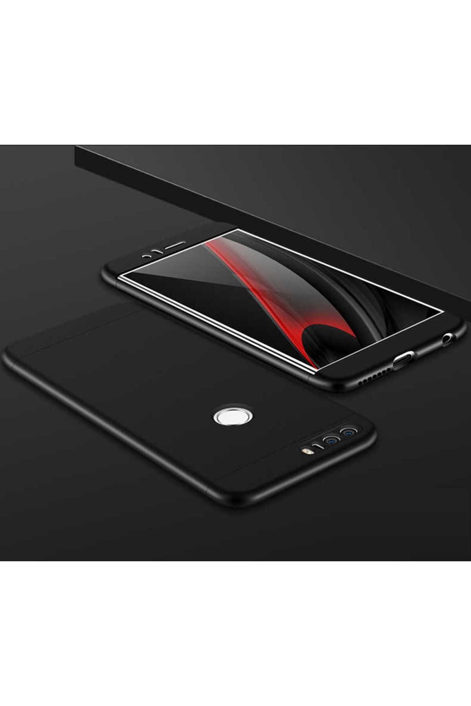 [RNZ-TA500] Huawei P9 Lite 2017 Uyumlu Kılıf Zore Ays Kapak (Siyah)