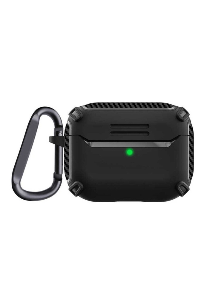 [RNZ-TA65255] Apple Airpods Pro Uyumlu Kılıf Zore Airbag 26 Silikon (Siyah)