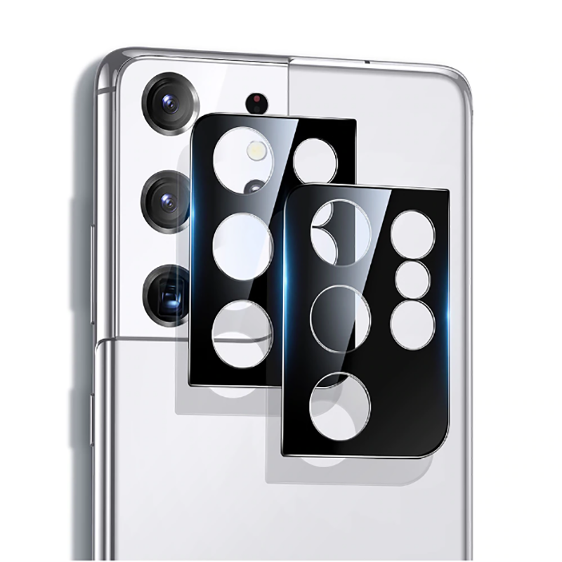 Samsung Galaxy S21 Ultra Uyumlu Zore 3D Kamera Camı