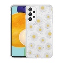 Samsung Galaxy A32 4G Uyumlu Kılıf Simli Desenli Kamera Korumalı Parlak Zore Popy Kapak
