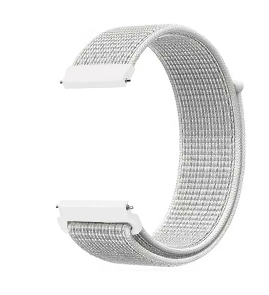 Huawei Watch GT 3 46mm Uyumlu Kordon Hasır Örgü Cırt Cırtlı Terletmeyen Zore KRD-03 Kumaş Kayış
