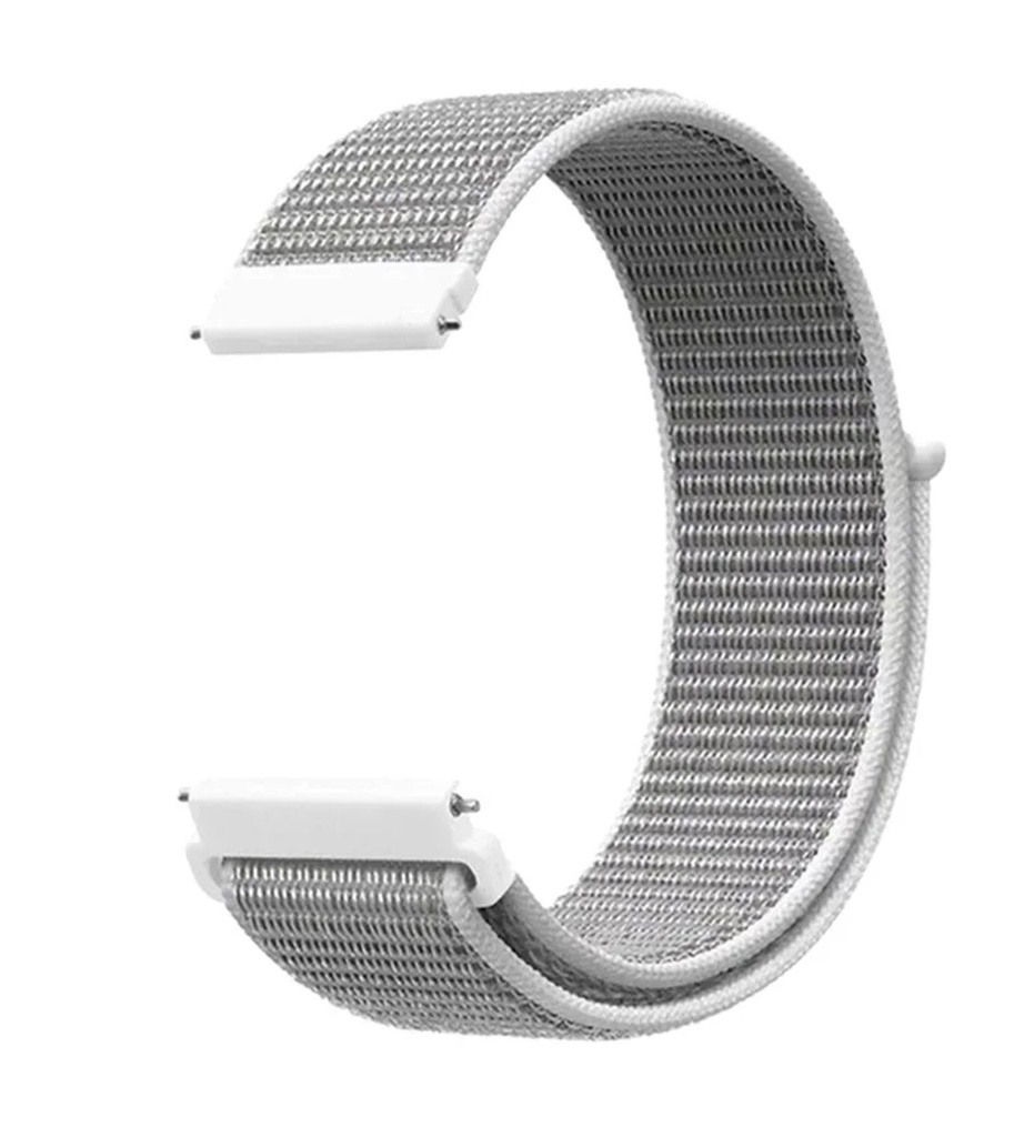 Huawei Watch GT 3 46mm Uyumlu Kordon Hasır Örgü Cırt Cırtlı Terletmeyen Zore KRD-03 Kumaş Kayış