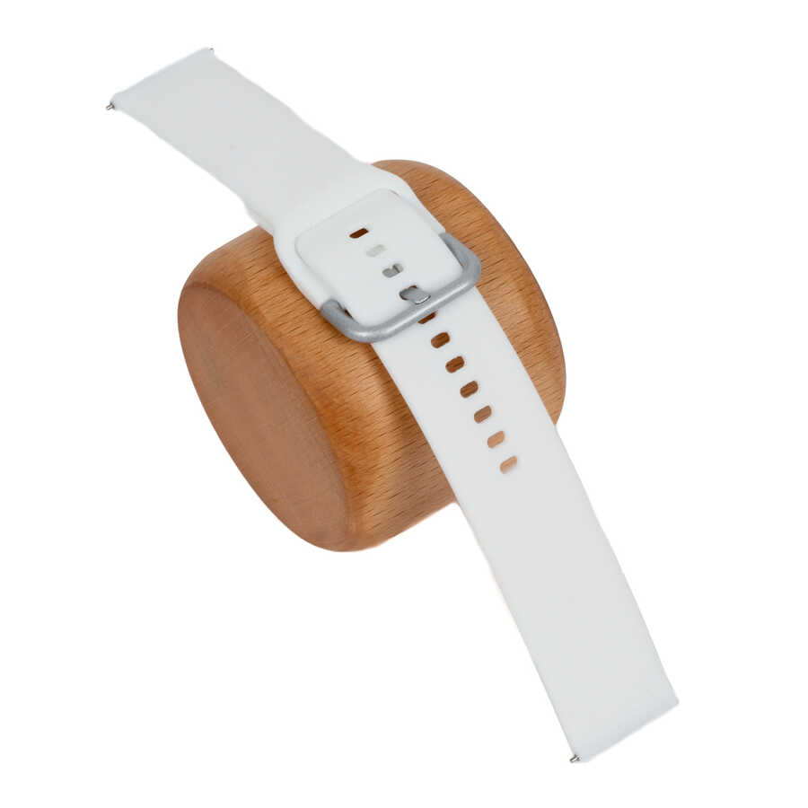[RNZ-TA66233] Huawei GT2 46mm Uyumlu Klasik Beyaz Silikon Kordon