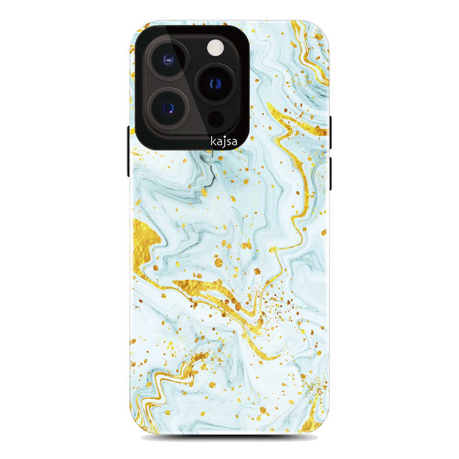 [RNZ-TA66637] Apple iPhone 13 Pro Uyumlu Kılıf Kajsa Shield Plus Abstract Serisi Arka Kapak (NO1)