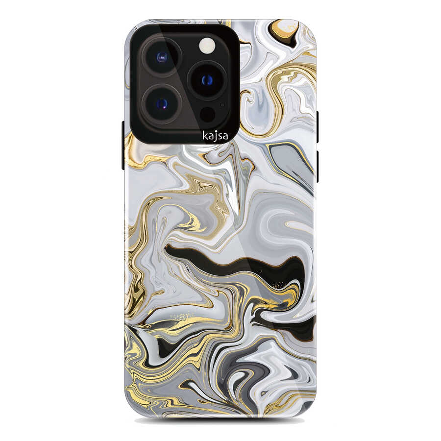 Apple iPhone 13 Pro Uyumlu Kılıf Kajsa Shield Plus Abstract Serisi Arka Kapak