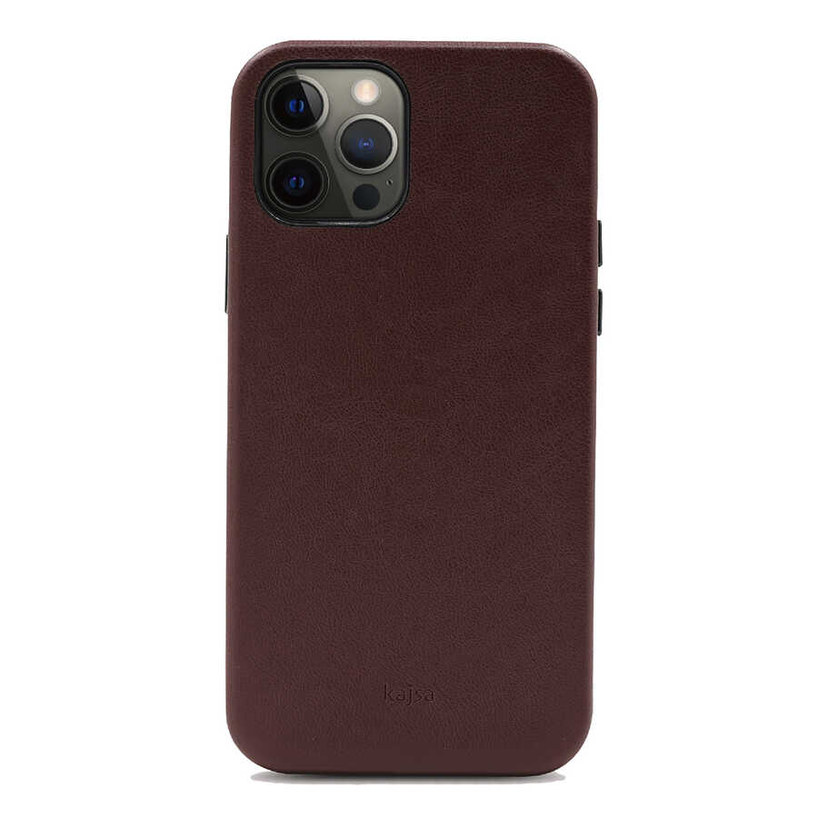 Apple iPhone 12 Pro Max Uyumlu Kılıf ​Kajsa Crazy Horse Kapak