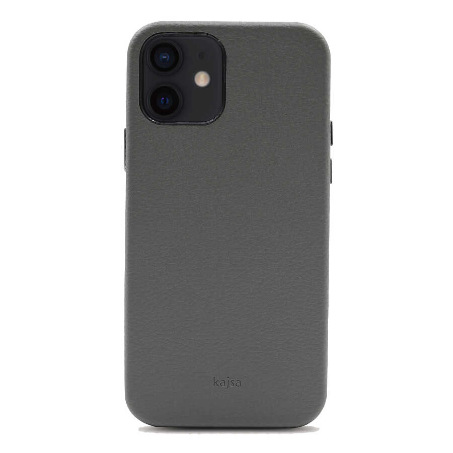 Apple iPhone 12 Uyumlu Kılıf ​Kajsa Litchi Kapak
