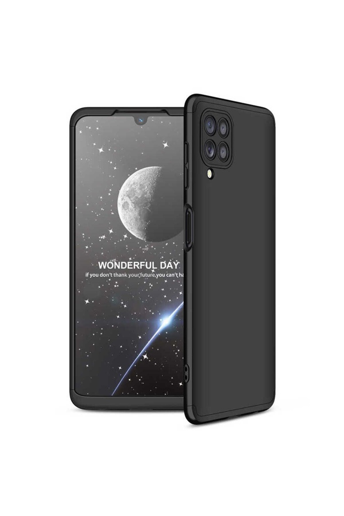 [RNZ-TA69378] Samsung Galaxy A22 4G Uyumlu Kılıf Zore Ays Kapak (Siyah)