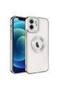 Apple iPhone 11 Uyumlu Kılıf Kamera Korumalı Logo Gösteren Zore Omega Kapak