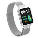 Xiaomi Redmi Watch 2 Lite Uyumlu Kordon Hasır Metal Mıknatıslı Zore KRD-58 Kayış