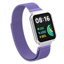Xiaomi Redmi Watch 2 Lite Uyumlu Kordon Hasır Metal Mıknatıslı Zore KRD-58 Kayış