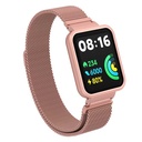 Xiaomi Redmi Watch 2 Lite Uyumlu Kordon Hasır Metal Mıknatıslı Zore KRD-58 Kayış