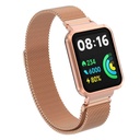 Xiaomi Redmi Watch 2 Lite Uyumlu Kordon Hasır Metal Mıknatıslı Zore KRD-58 Kayış