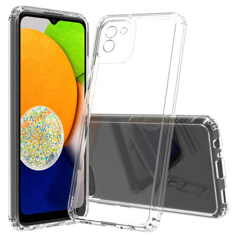 [RNZ-TA75064] Samsung Galaxy A03 Uyumlu Kılıf Zore 2mm Anti Shock Silikon