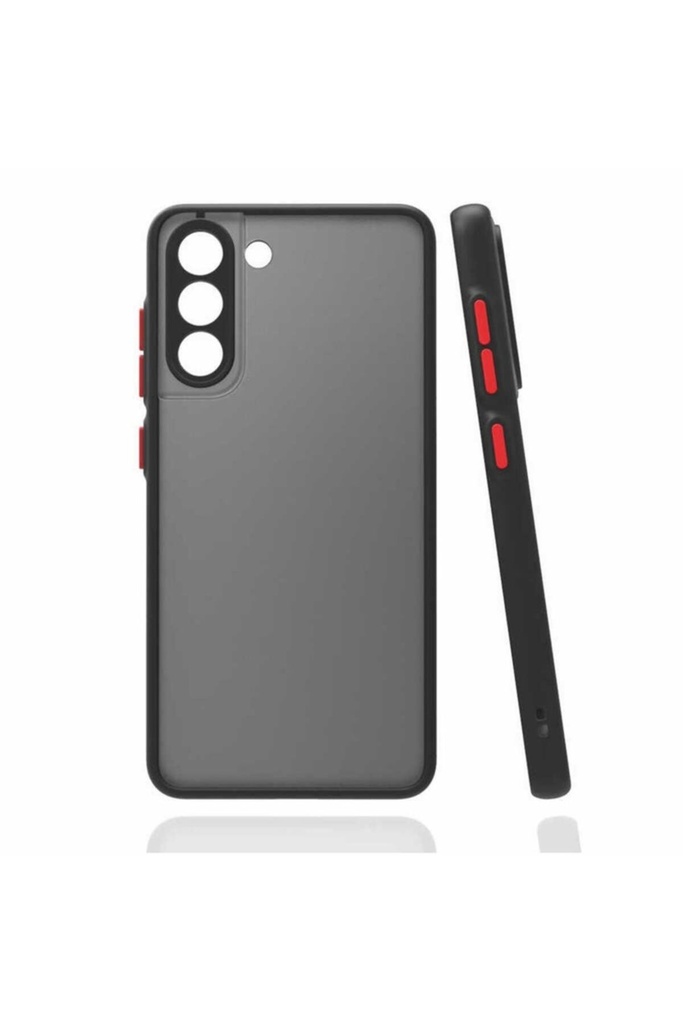 [RNZ-TA67192] Samsung Galaxy S21 FE Uyumlu Kılıf Zore Hux Kapak (Siyah)