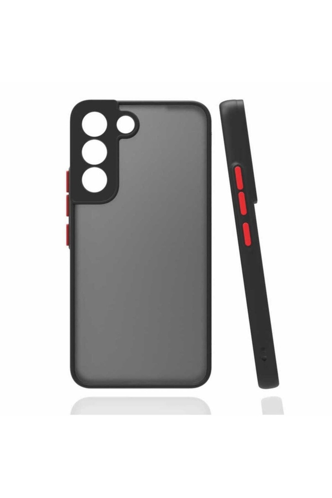 [RNZ-TA67228] Samsung Galaxy S22 Uyumlu Kılıf Zore Hux Kapak (Siyah)